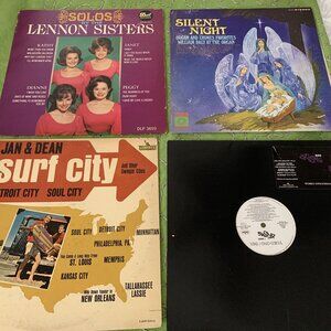 4 Various Artist Vintage Record Albums